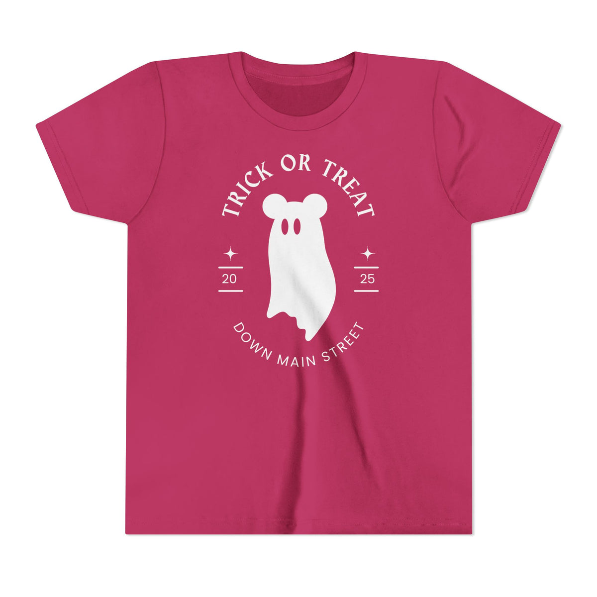 Trick or Treat Down Main Street Youth Short Sleeve Tee