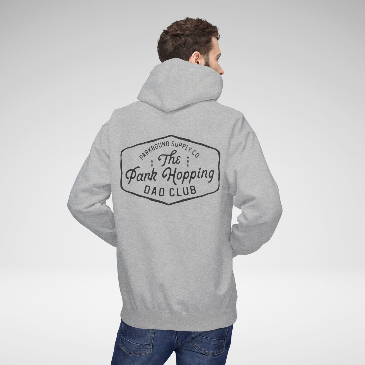Park Hopping Dad Club Hoodie | Unisex Midweight Softstyle Fleece