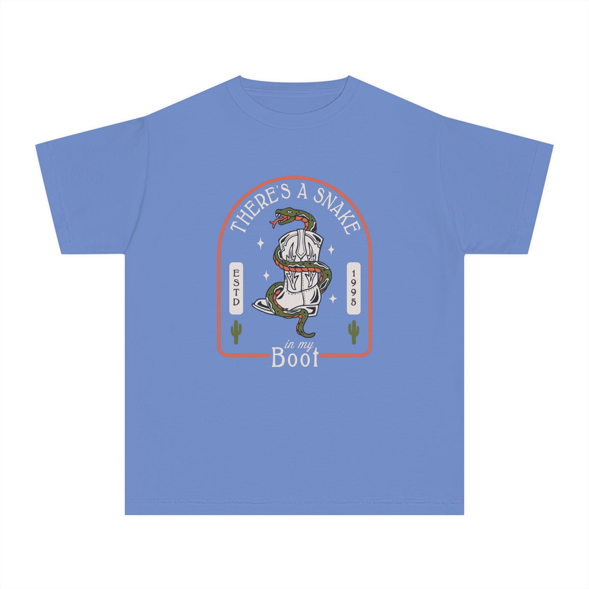 There's A Snake In My Boot Comfort Colors Youth Midweight Tee