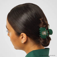 Harry Potter X Kitsch Recycled Cloud Clawclip 1pc-Slytherin
