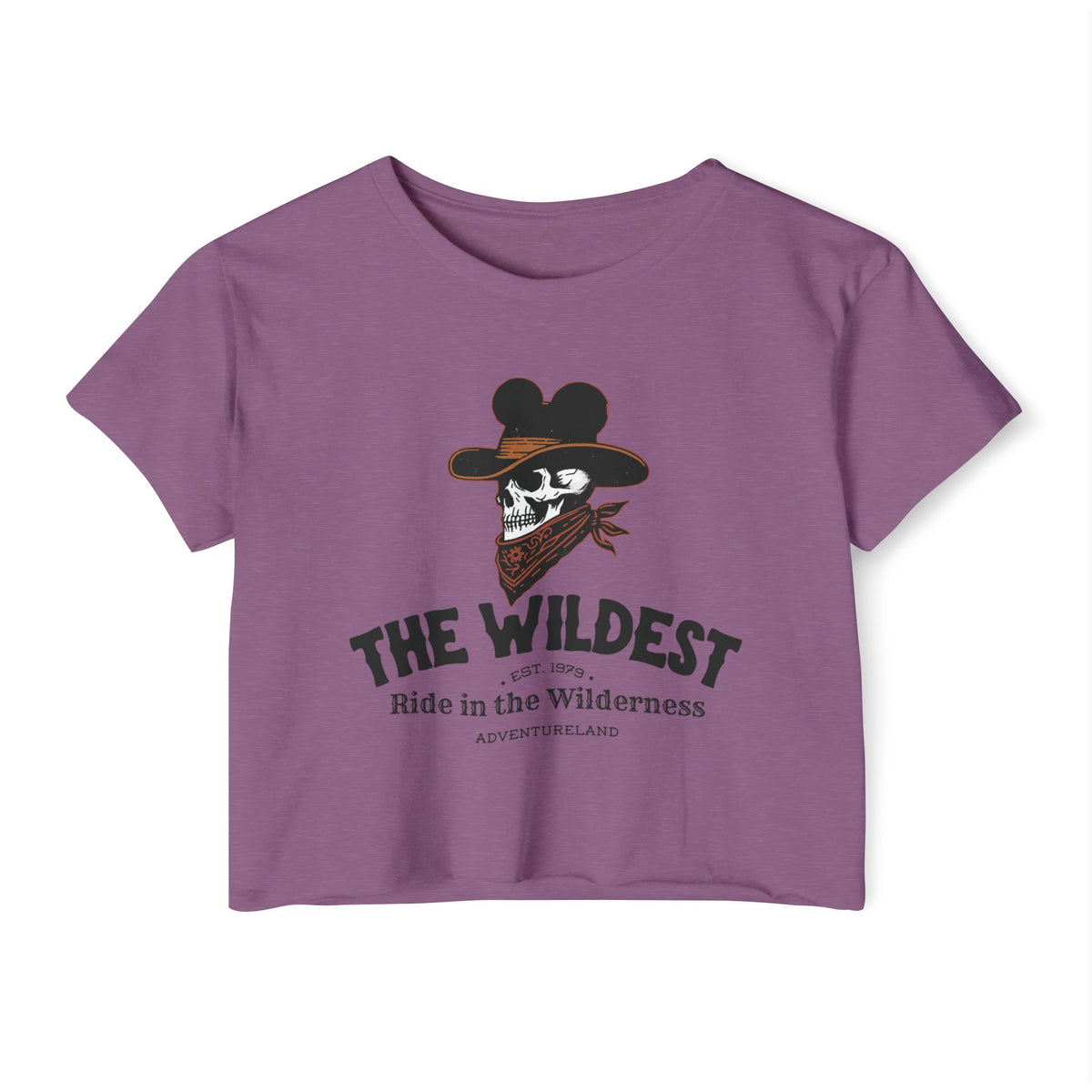The Wildest Ride in the Wilderness Women's Festival Crop Top