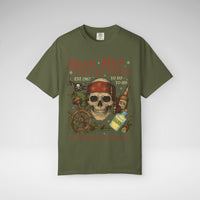 Dead Men Tell No Tales - A Christmas Life for Me Comfort Colors Unisex Garment-Dyed T-shirt