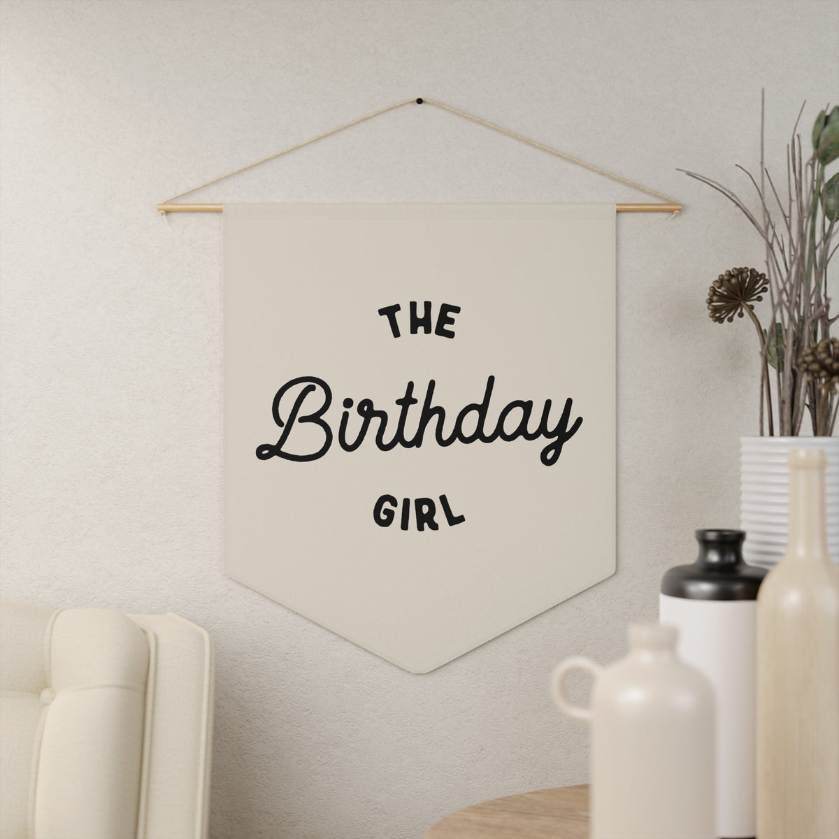 The Birthday Girl Wall Pennant