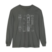 Lightsabers Comfort Colors Unisex Garment-dyed Long Sleeve T-Shirt