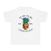 Yo Ho Pirates Life For Me Comfort Colors Youth Midweight Tee