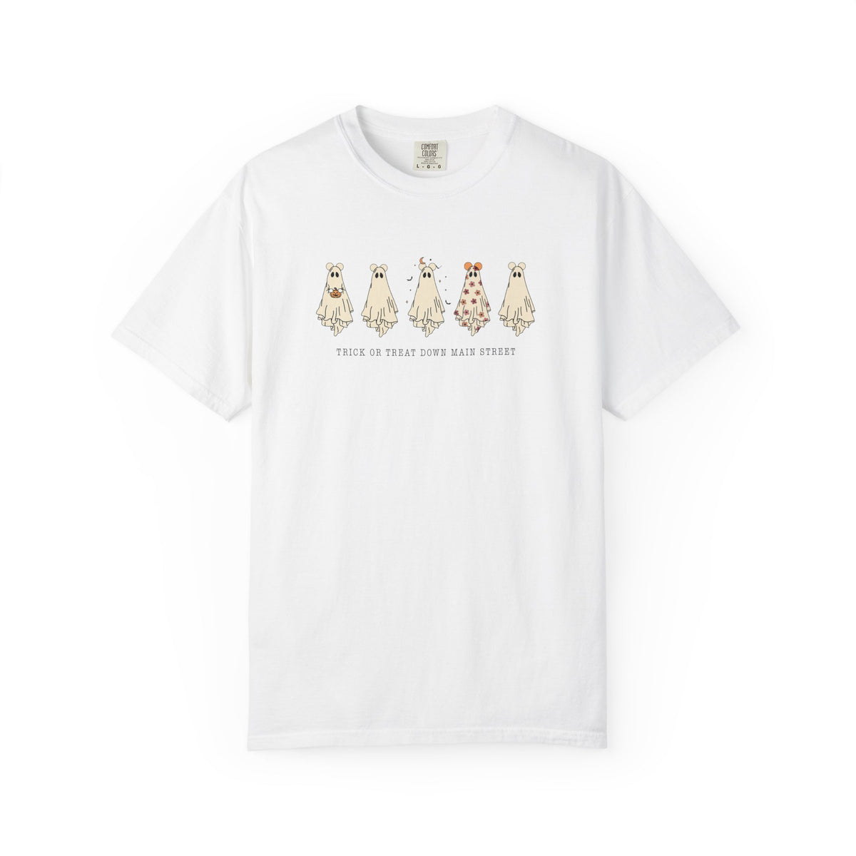 Trick or Treat Down Main Street Comfort Colors Unisex Garment-Dyed T-shirt