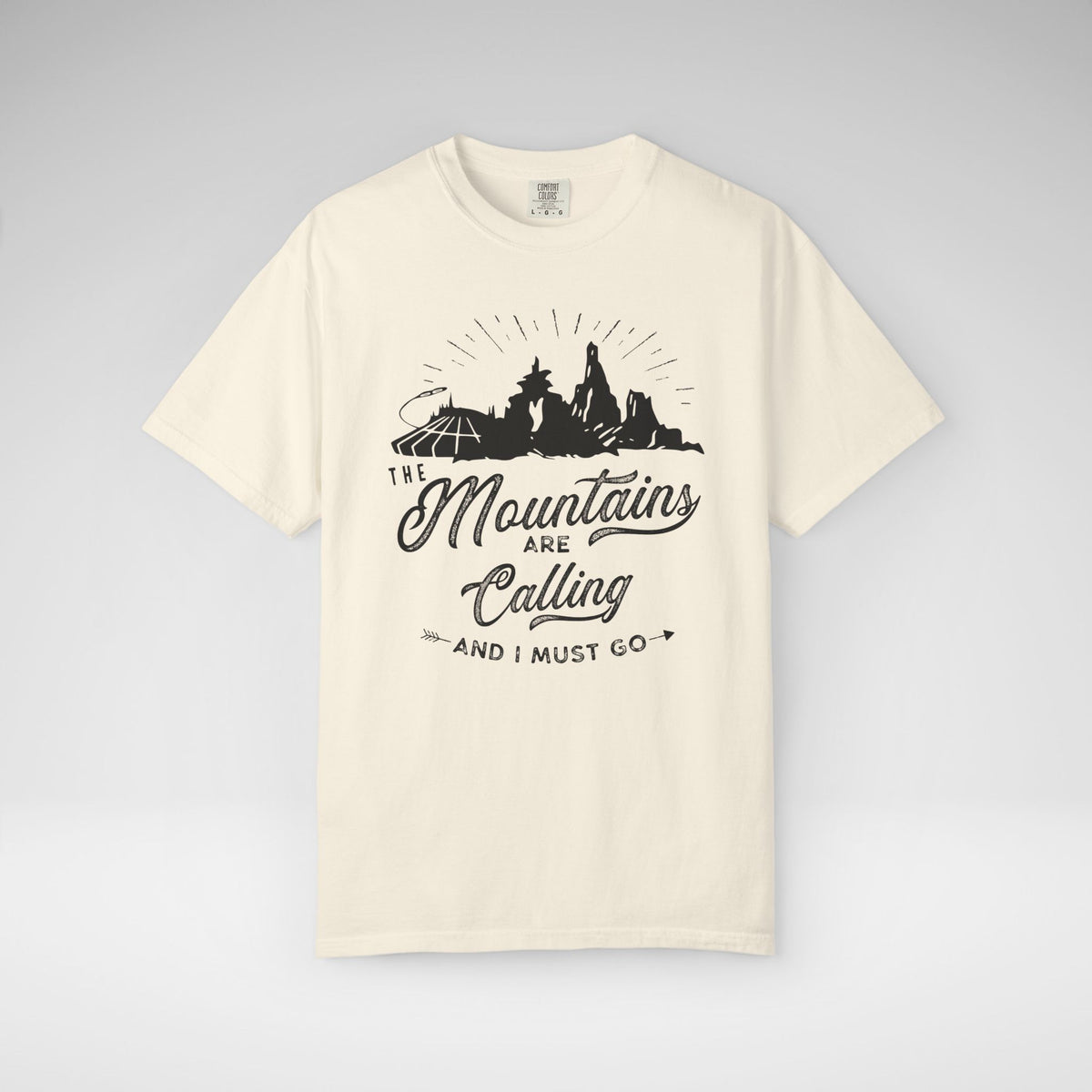 The Mountains Are Calling Comfort Colors Unisex Garment-Dyed T-shirt