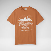 The Mountains Are Calling Comfort Colors Unisex Garment-Dyed T-shirt