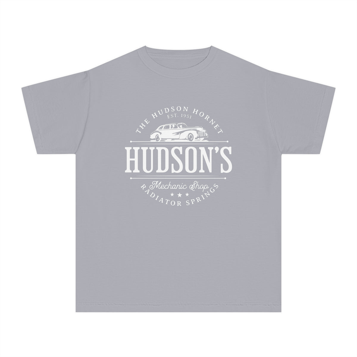 Hudson's Mechanic Shop Comfort Colors Youth Midweight Tee