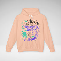 I Like My Mansions Haunted Comfort Colors Unisex Lightweight Hooded Sweatshirt