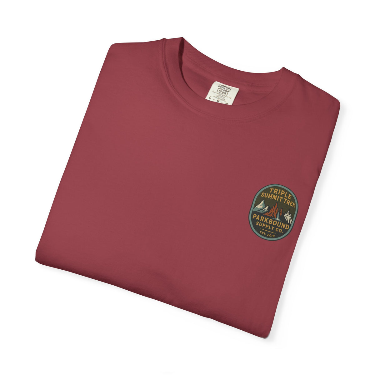 Triple Summit Trek Comfort Colors Unisex Garment-Dyed T-shirt