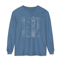 Lightsabers Comfort Colors Unisex Garment-dyed Long Sleeve T-Shirt
