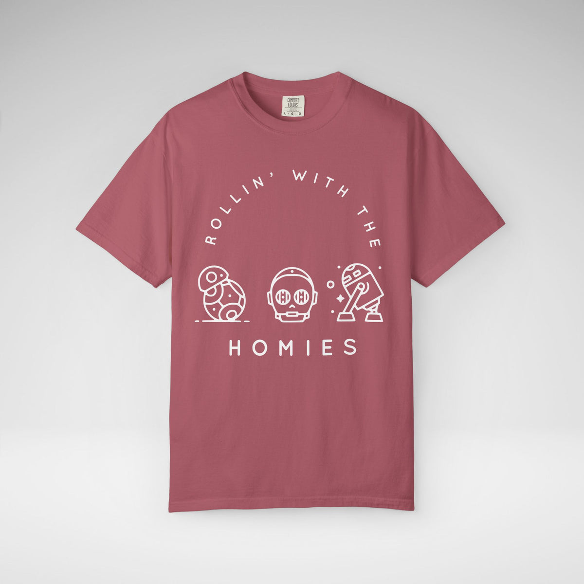 Rollin’ With The Homies Comfort Colors Unisex Garment-Dyed T-shirt
