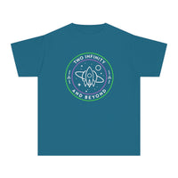 Two Infinity And Beyond Comfort Colors Youth Midweight Tee