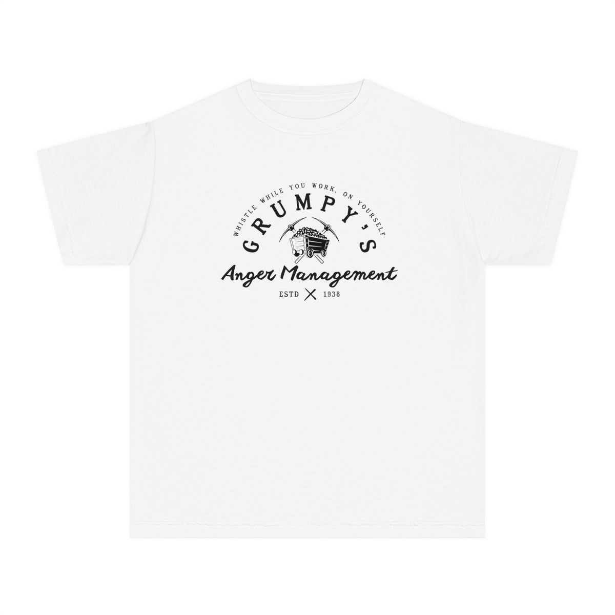 Grumpy’s Anger Management Comfort Colors Youth Midweight Tee