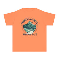 Forbidden Forest National Park Comfort Colors Youth Midweight Tee