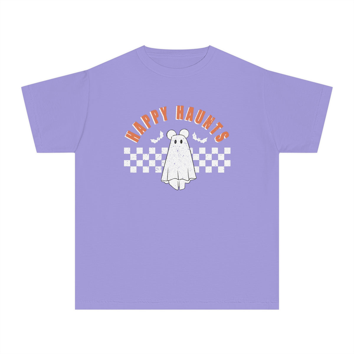 Happy Haunts Comfort Colors Youth Midweight Tee