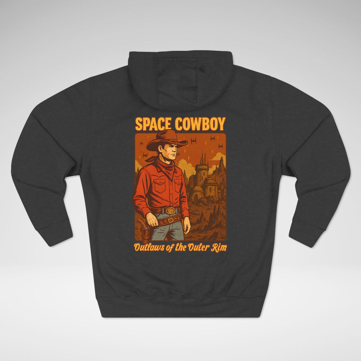 Space Cowboy Outlaws of the Outer Rim Lane Seven Fleece Hoodie