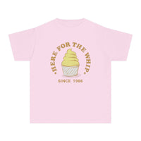 Here For The Whip Comfort Colors Youth Midweight Tee