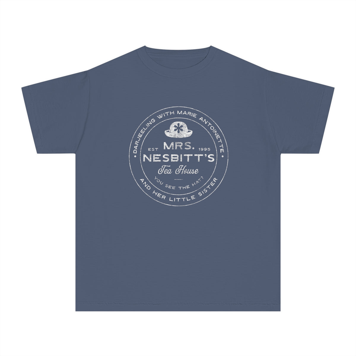 Mrs. Nesbitt’s Tea House Comfort Colors Youth Midweight Tee