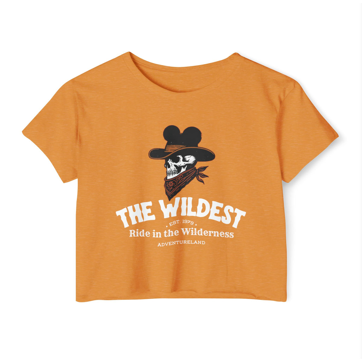 The Wildest Ride in the Wilderness Women's Festival Crop Top