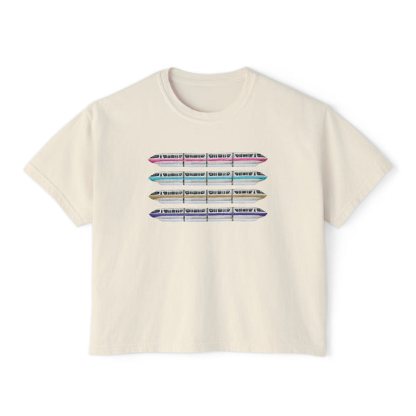 Monorails Comfort Colors Women's Boxy Tee