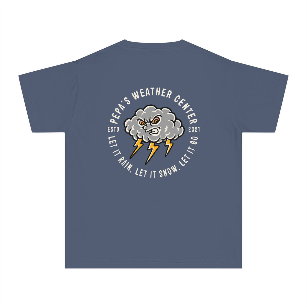 Pepa's Weather Center Comfort Colors Youth Midweight Tee