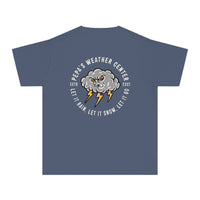 Pepa's Weather Center Comfort Colors Youth Midweight Tee