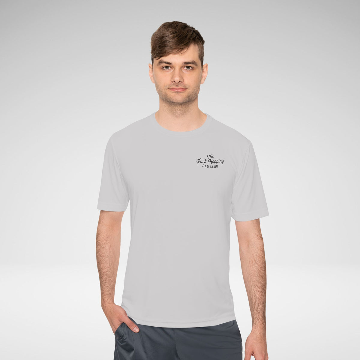 Park Hopping Dad Club Performance Moisture-Wicking Tee