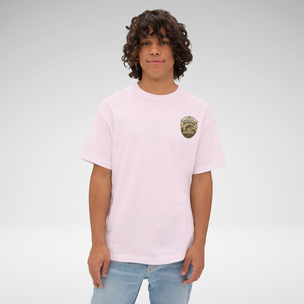Jungle Navigation Anglers Society Oversized Tee