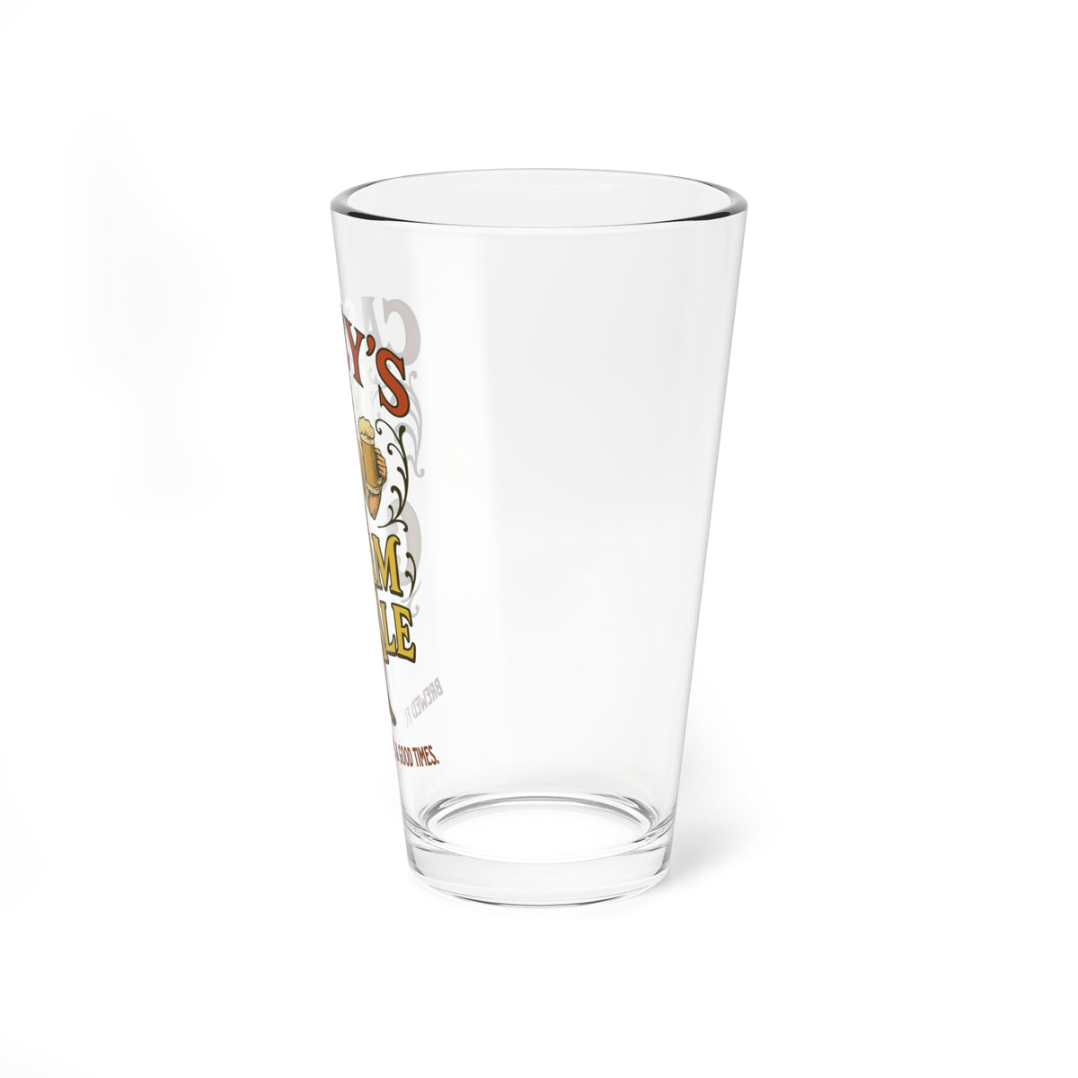 Casey's Cream Ale Glass 16oz