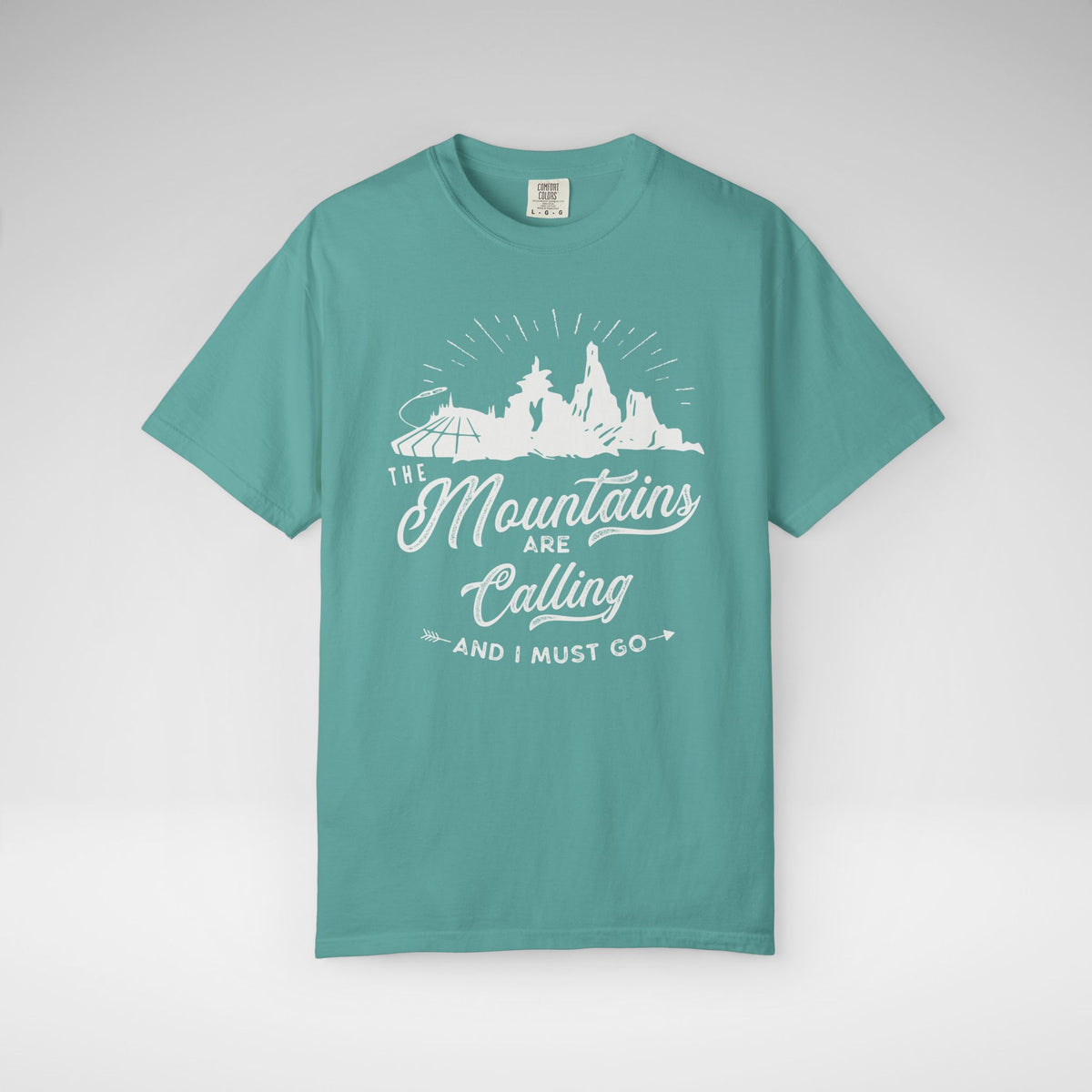 The Mountains Are Calling Comfort Colors Unisex Garment-Dyed T-shirt