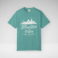 The Mountains Are Calling Comfort Colors Unisex Garment-Dyed T-shirt