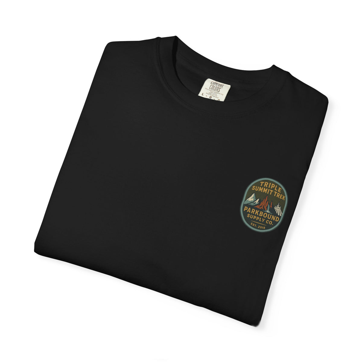 Triple Summit Trek Comfort Colors Unisex Garment-Dyed T-shirt