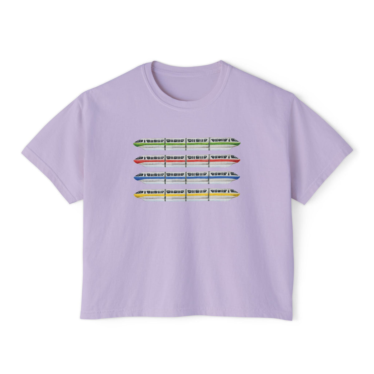 Monorails Comfort Colors Women's Boxy Tee