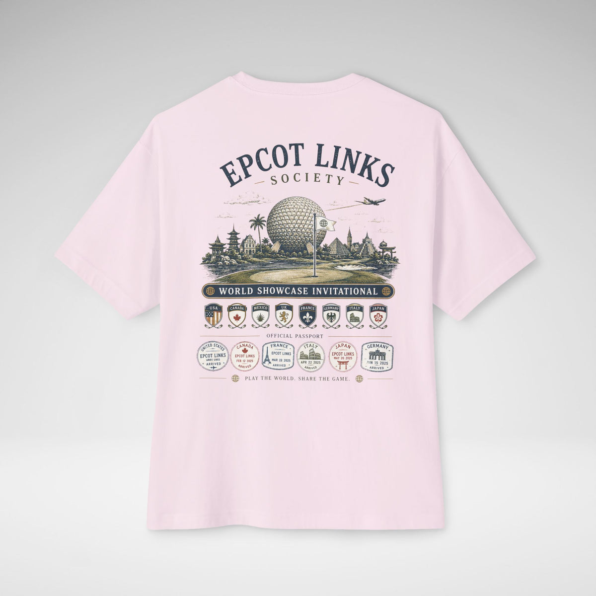 Epcot Links Tee — World Showcase Invitational Golf Graphic T-Shirt