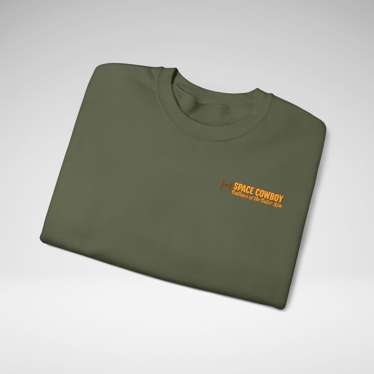 Space Cowboy Outlaws of the Outer Rim Gildan Unisex Heavy Blend™ Crewneck Sweatshirt
