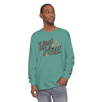 Yee Haw Comfort Colors Unisex Garment-dyed Long Sleeve T-Shirt