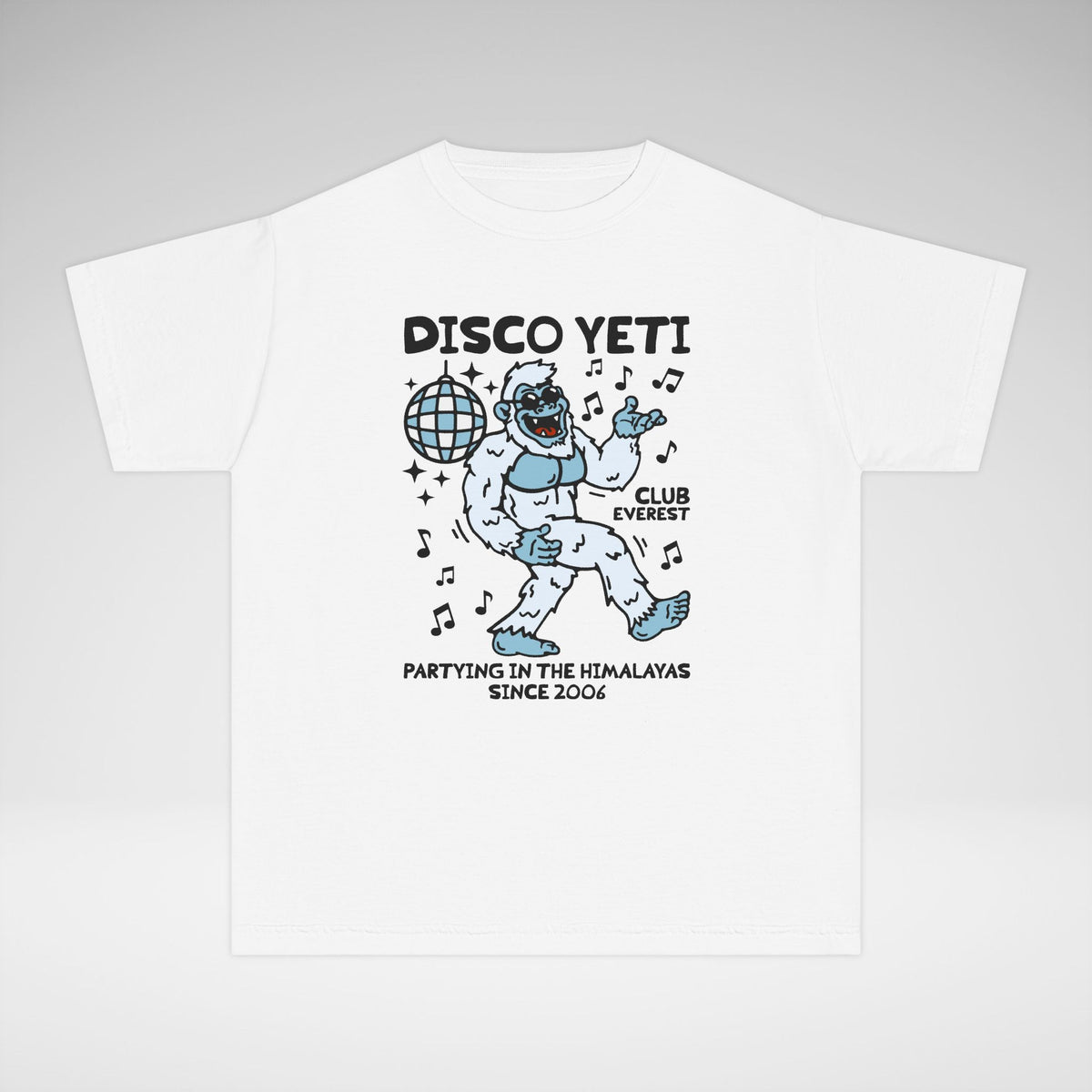 Disco Yeti Comfort Colors Youth Midweight Tee