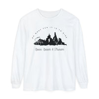 Oh What Fun It Is To Ride Comfort Colors Unisex Garment-dyed Long Sleeve T-Shirt