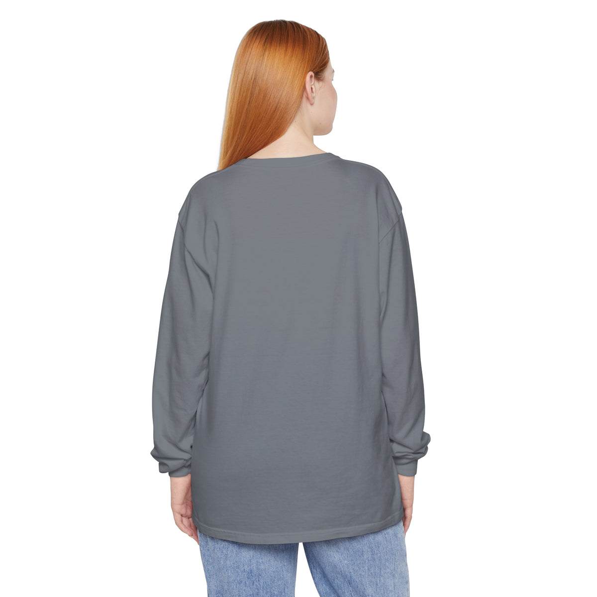 Spooky Scary Skeletons Comfort Colors Unisex Garment-dyed Long Sleeve T-Shirt