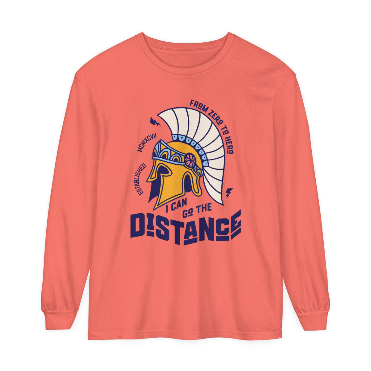 I Can Go The Distance Comfort Colors Unisex Garment-dyed Long Sleeve T-Shirt