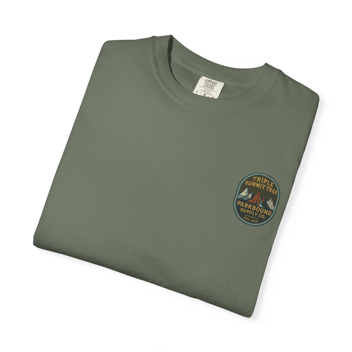 Triple Summit Trek Comfort Colors Unisex Garment-Dyed T-shirt