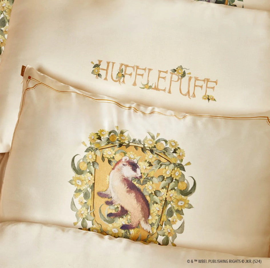Harry Potter X Kitsch Satin Pillowcase Standard - Hufflepuff