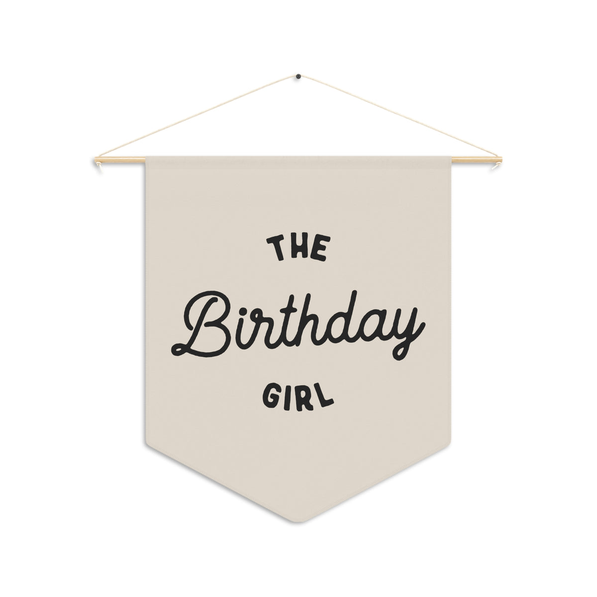 The Birthday Girl Wall Pennant