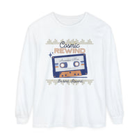 Cosmic Rewind Comfort Colors Unisex Garment-dyed Long Sleeve T-Shirt