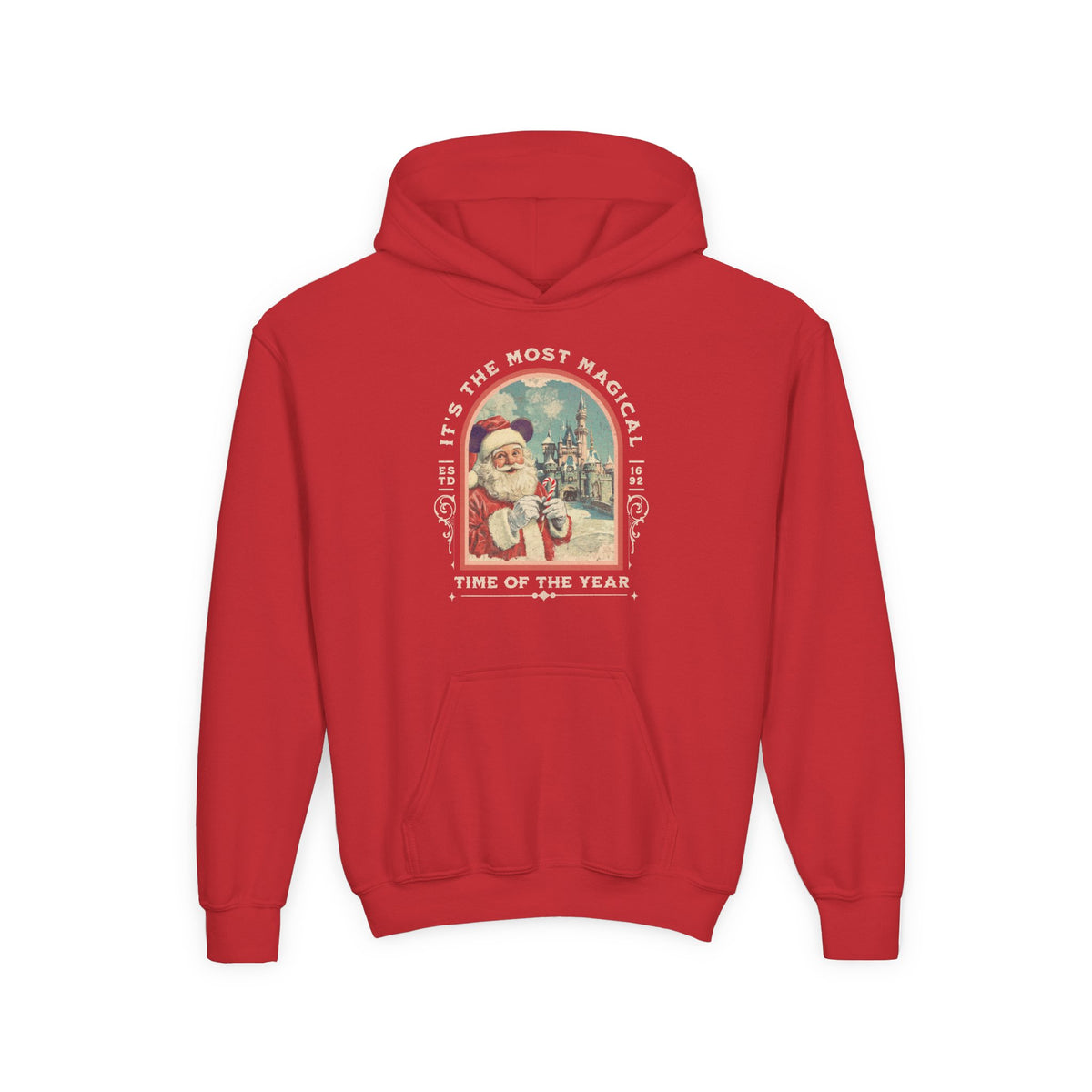 The Most Magical Time of the Year Gildan Youth Heavy Blend Hooded Sweatshirt