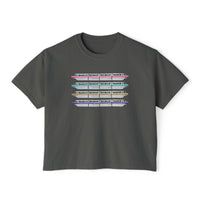 Monorails Comfort Colors Women's Boxy Tee