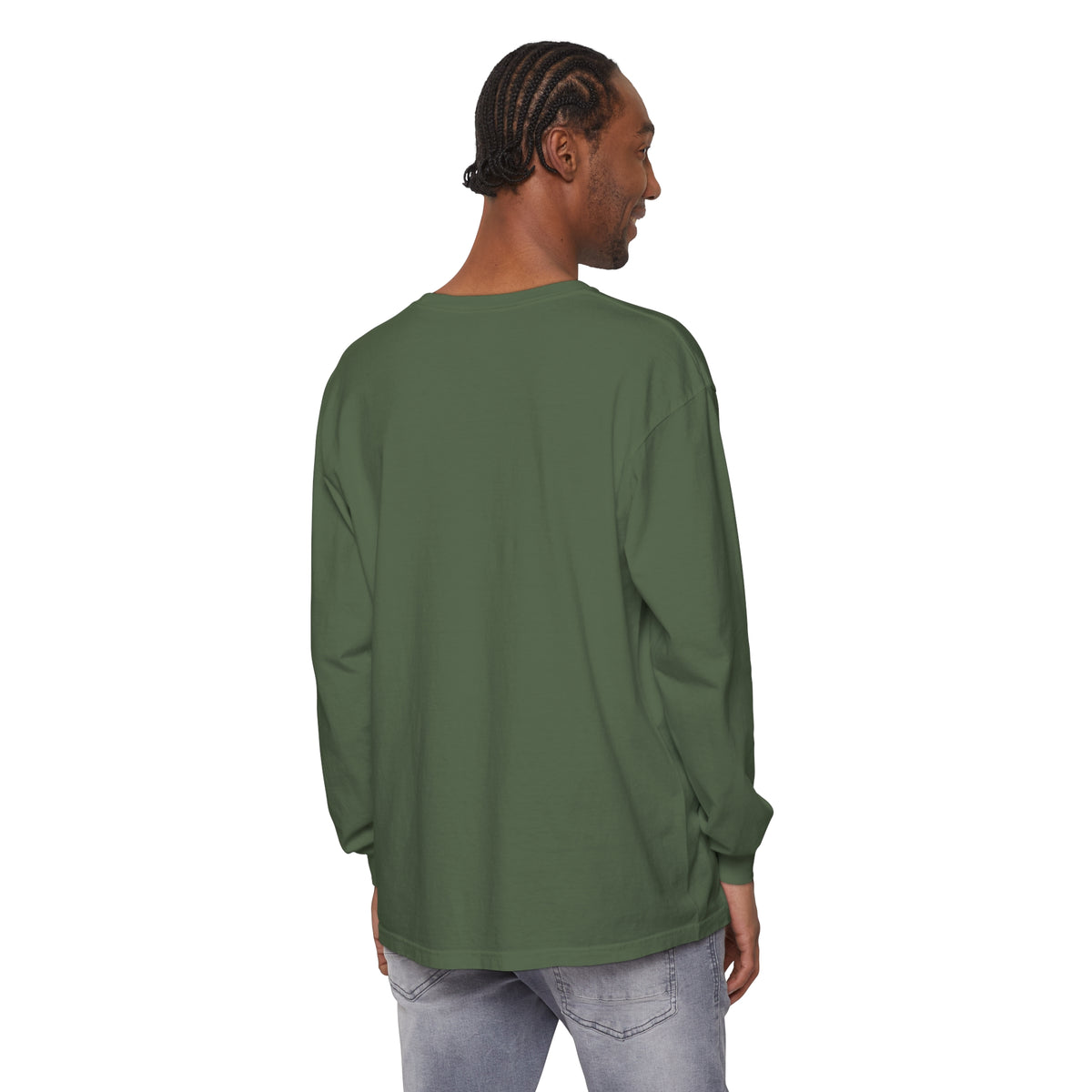 Spooky Scary Skeletons Comfort Colors Unisex Garment-dyed Long Sleeve T-Shirt
