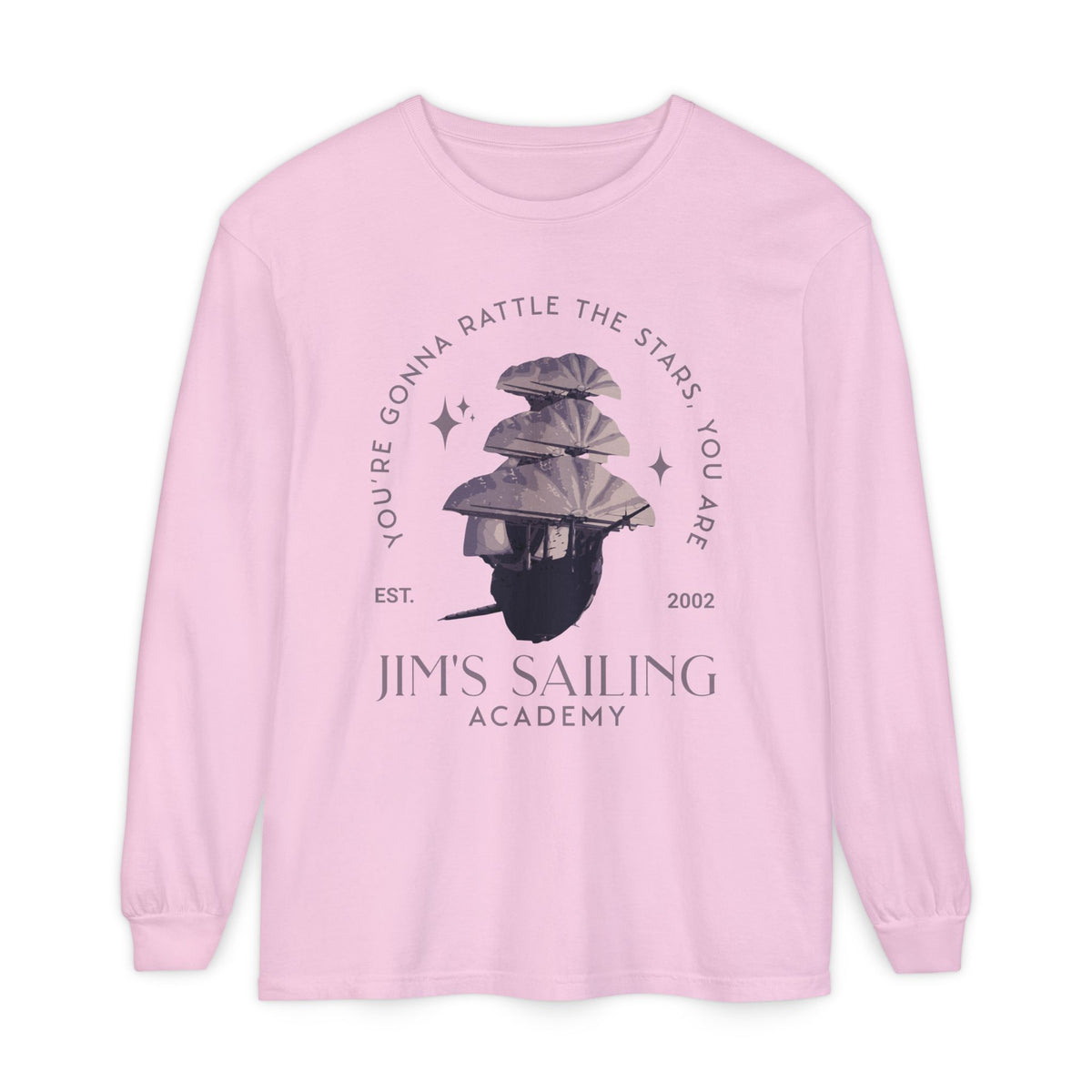 Jim's Sailing Academy Comfort Colors Unisex Garment-dyed Long Sleeve T-Shirt